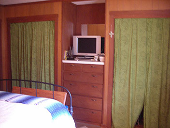 Bedroom of Chapel Row in Auburn, Alabama